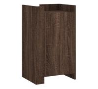 Vidaxl aparador madera contrachapada marrón roble 45x35x75 cm