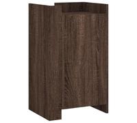 Vidaxl aparador madera contrachapada marrón roble 45x35x75 cm