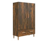 Vidaxl aparador madera contrachapada roble ahumado 70x31x115 cm