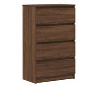 Vidaxl aparador madera contrachapada roble marrón 60x35x98,5 cm