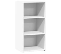 vidaXL Aparador Madera de ingeniería Blanco 45x41x93 cm, Armario, Armario de Almacenamiento, Armario Auxiliar, Armario aparador, Armario Alto