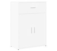 vidaXL Aparador Madera de ingeniería Blanco 60x30x84 cm, Armario de Almacenamiento, gabinete aparador, Mueble para Pasillo, Buffet