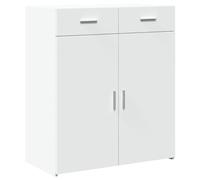 vidaXL Aparador Madera de ingeniería Blanco 80x42,5x93 cm, Armario, Armario de Almacenamiento, Armario Auxiliar, Armario aparador, Armario Alto