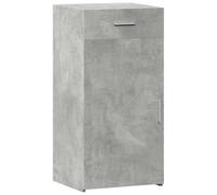 vidaXL Aparador Madera de ingeniería Gris hormigón 45x42,5x93 cm, Armario, Armario de Almacenamiento, Armario Auxiliar, Armario aparador, Armario Alto