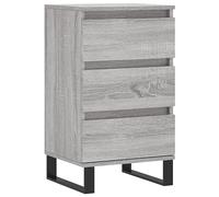 vidaXL Aparador Madera de ingeniería Gris Sonoma 40x35x70 cm