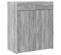 vidaXL Aparador Madera de ingeniería Gris Sonoma 80x42,5x93 cm, Armario, Armario de Almacenamiento, Armario Auxiliar, Armario aparador, Armario Alto