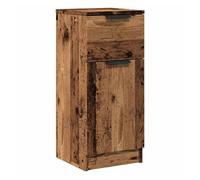 Vidaxl aparador madera de ingeniería madera envejecida 30x30x70 cm