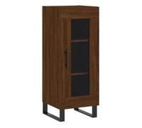 Vidaxl aparador madera de ingeniería marrón roble 34,5x34x90 cm