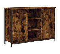 vidaXL Aparador Madera de ingeniería Roble Ahumado 100x35x70 cm