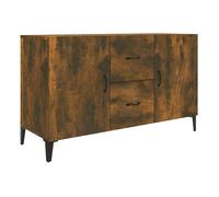 Vidaxl aparador madera de ingeniería roble ahumado 100x36x60 cm