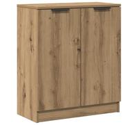 vidaXL Aparador Madera de ingeniería Roble artiasian 60x30x70 cm, Armario de almacenaje, Mueble aparador, Armario, Armario bufé, aparador con cajones