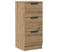 vidaXL Aparador Madera de ingeniería Roble artisian 30x30x70 cm