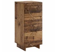 vidaXL Aparador Madera Envejecida 33,5 x 34,5 x 75 cm