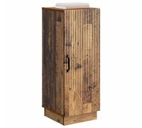 vidaXL Aparador Madera Envejecida 33 x 34,5 x 87 cm, Unidad de Almacenamiento Elegante, Aparador Estiloso, Buffet Contemporáneo, Armario de Comedor Moderno, Organizador Rectangular para el Hogar