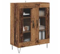 vidaXL Aparador Madera Envejecida 69,5 x 34 x 90 cm, Sala de Comedor Moderna, Aparador Rectangular, Amplio Almacenamiento, Banco Buffet Duradero, Unidad de Vida Funcional