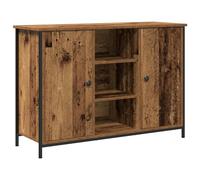vidaXL Aparador Rústico de Madera Vieja Con Amplio Almacenamiento de Madera Recuperada Sólida y Marco de Metal Ideal Mesa Buffet Para Comedor O Muebles Elegantes para Interior Unidad Armario Mediano A