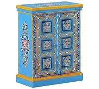 vidaXL Aparador Mango Turquesa Mueble Auxiliar Alacena Despensa Madera Maciza