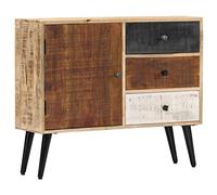 vidaXL Aparador Mobiliario Decoración Hogar Interior Elegante Práctico Moderno Duradero Resistente Robusto Útil 88x30x73cm Madera Maciza de Mango