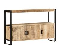 vidaXL Aparador Mobiliario Decorativo Casa Casa Hogar Decoración Estable Robusto Funcional Útil Clásico Práctico 120x35x75cm Madera Maciza de Mango
