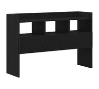 vidaXL Aparador Moderno de Roble Negro Almacenamiento 3 Cajones y Estante Incorporado para Comedor o Sala Diseño de Madera Acabado Mate Ideal Mesa Buffet Armario Grande