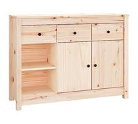vidaXL Aparador Mueble Armario Salón Sala Estar Tocador Estante Baño Cuarto Consola Dormitorio Almacenamiento Madera Maciza de Pino