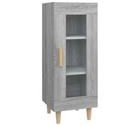 vidaXL Aparador Mueble Armario Salón Sala Tocador Estante Consola Dormitorio Auxiliar Almacenamiento Madera Contrachapada Gris Sonoma