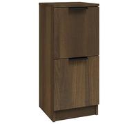 vidaXL Aparador Mueble Armario Tocador Estante Casa Salón Sala Dormitorio Consola Auxiliar Almacenamiento Madera Contrachapada Marrón Roble