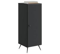 vidaXL Aparador Negro 33 x 34,5 x 90 cm Madera de Ingeniería, Soluciones de Almacenamiento amplias, Buffet Rectangular, Mueble de gabinete versátil para Comedor para áreas de Vida mejoradas