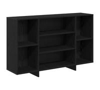 vidaXL Aparador Negro Roble 120 x 30 x 75 cm. Hecho de Madera Engineered, diseño Moderno, con Amplio Espacio de Almacenamiento. Se Necesita Montaje y Tiene Dos Puntos de Montaje. Es Duradero y Suave,