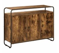 vidaXL Aparador Roble Ahumado 102 x 35 x 75 cm Madera de ingeniería
