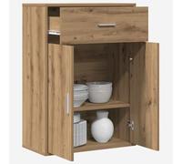 vidaXL Aparador Roble Artesanal 60 x 30 x 84 cm Madera de ingeniería