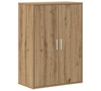 vidaXL Aparador de Roble Artisan | Buffet de Madera Ingenieria Contemporánea 60 x 31 x 84cm Ideal para la Sala y el Comedor, Solución de Almacenamiento Versátil, Mueble Interior Rectangular Rústico