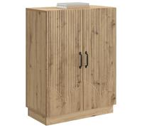 vidaXL Aparador Roble Artesanal 66 x 34,5 x 87 cm Madera de Ingeniería, Amplio Almacenamiento, aparador Buffet Elegante, Comedor Moderno, Muebles geniales para el área, versátiles