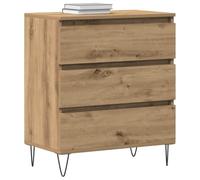 vidaXL Aparador Roble Artisan 60 x 35 x 70 cm Madera de ingeniería