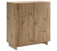vidaXL Aparador Roble Artisan 67 x 34,5 x 75 cm Madera de ingeniería