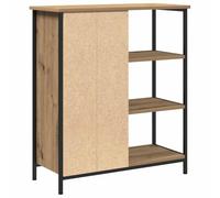 vidaXL Aparador Roble Artesanal – amplio espacio y gabinete versátil – 70 x 30 x 80 cm
