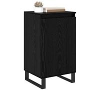 vidaXL Aparador Roble Negro 40 x 35 x 70 cm Madera de ingeniería, Aparador Rectangular para Sala de Estar, solución de Almacenamiento Moderna, gabinete Elegante, Unidad multipropósito para organizar