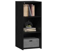 vidaXL Aparador Roble Negro 40 x 41 x 93 cm Madera de ingeniería