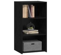 vidaXL Aparador Roble Negro 50 x 41 x 93 cm Madera de ingeniería