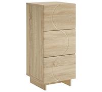 vidaXL Aparador Roble Sonoma 33,5 x 34,5 x 75 cm Madera de ingeniería