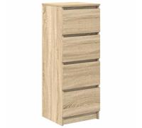 vidaXL Aparador Roble Sonoma 37,5x35x76 cm Madera ingeniería, Armario de almacenaje, Mueble aparador, Mueble de Pasillo, Buffet