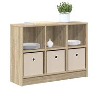 vidaXL Aparador Roble Sonoma 73,5 x 22,5 x 53,5 cm
