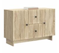 vidaXL Aparador Roble Sonoma 89 x 34,5 x 60 cm Madera de Ingeniería