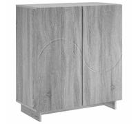 vidaXL Aparador Sonoma Gris 67 x 34,5 x 75 cm Madera de ingeniería