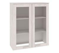 Vidaxl aparador superior hamar madera maciza pino blanco 85x35x100 cm