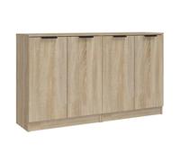 Vidaxl aparadores 2 uds madera contrachapada roble sonoma 60x30x70 cm