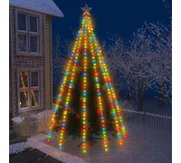 vidaXL Árbol de luces con 500 LED colorido 500 cm interior/exterior