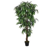 vidaXL Árbol de Mango Artificial con 600 Hojas Verde 150 cm