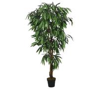 vidaXL Árbol de Mango Artificial con 900 Hojas Verde 180 cm