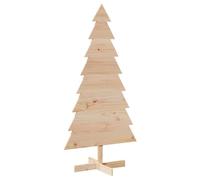 vidaXL Árbol de Navidad de Madera de Adorno Madera Maciza Pino 150 cm, decoración del árbol de Navidad de Madera, árbol Decorativo de Madera, decoración del árbol de Madera